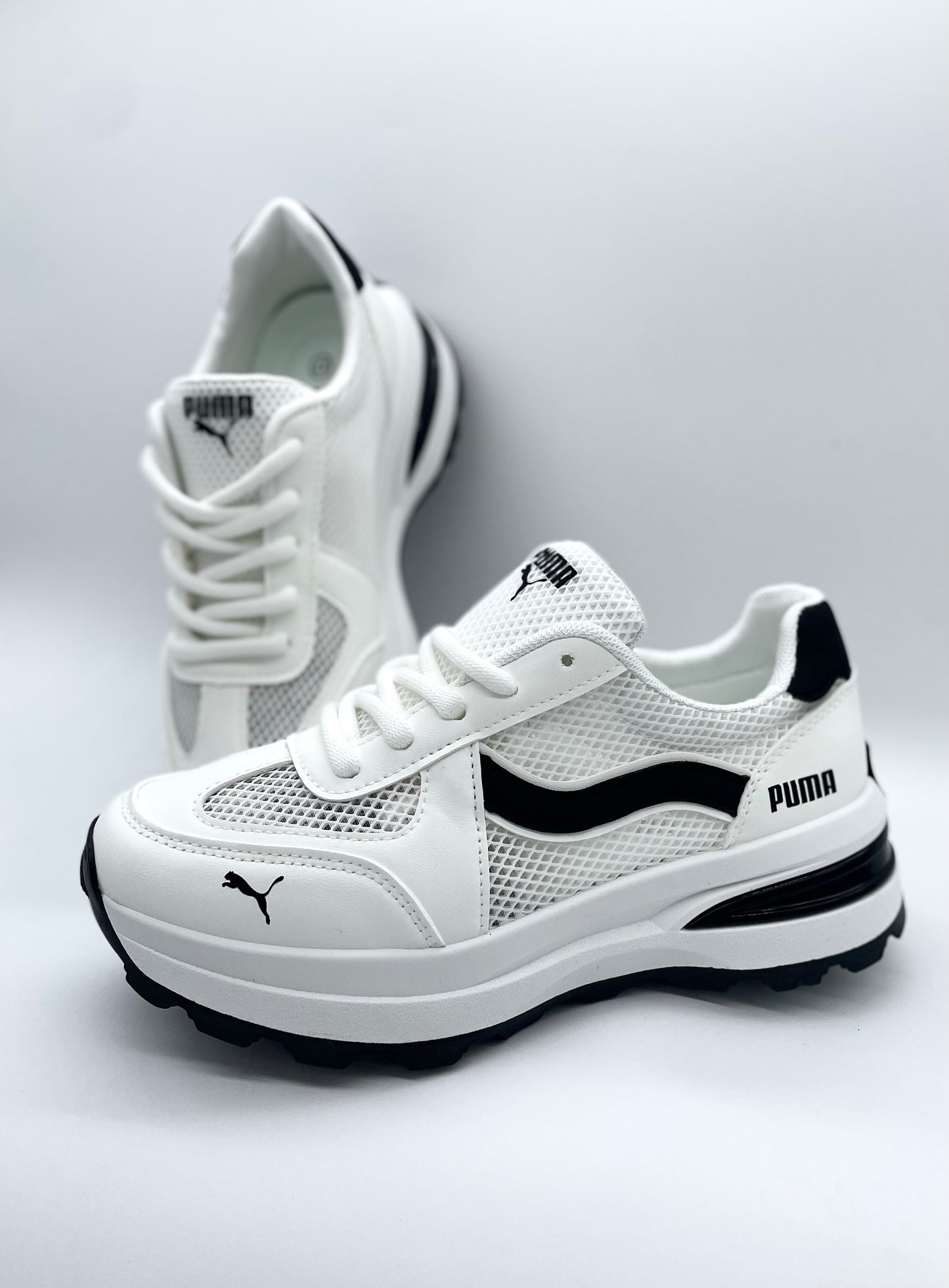2.Încaltaminte Sport Unisex Alb Negru /Cod 16