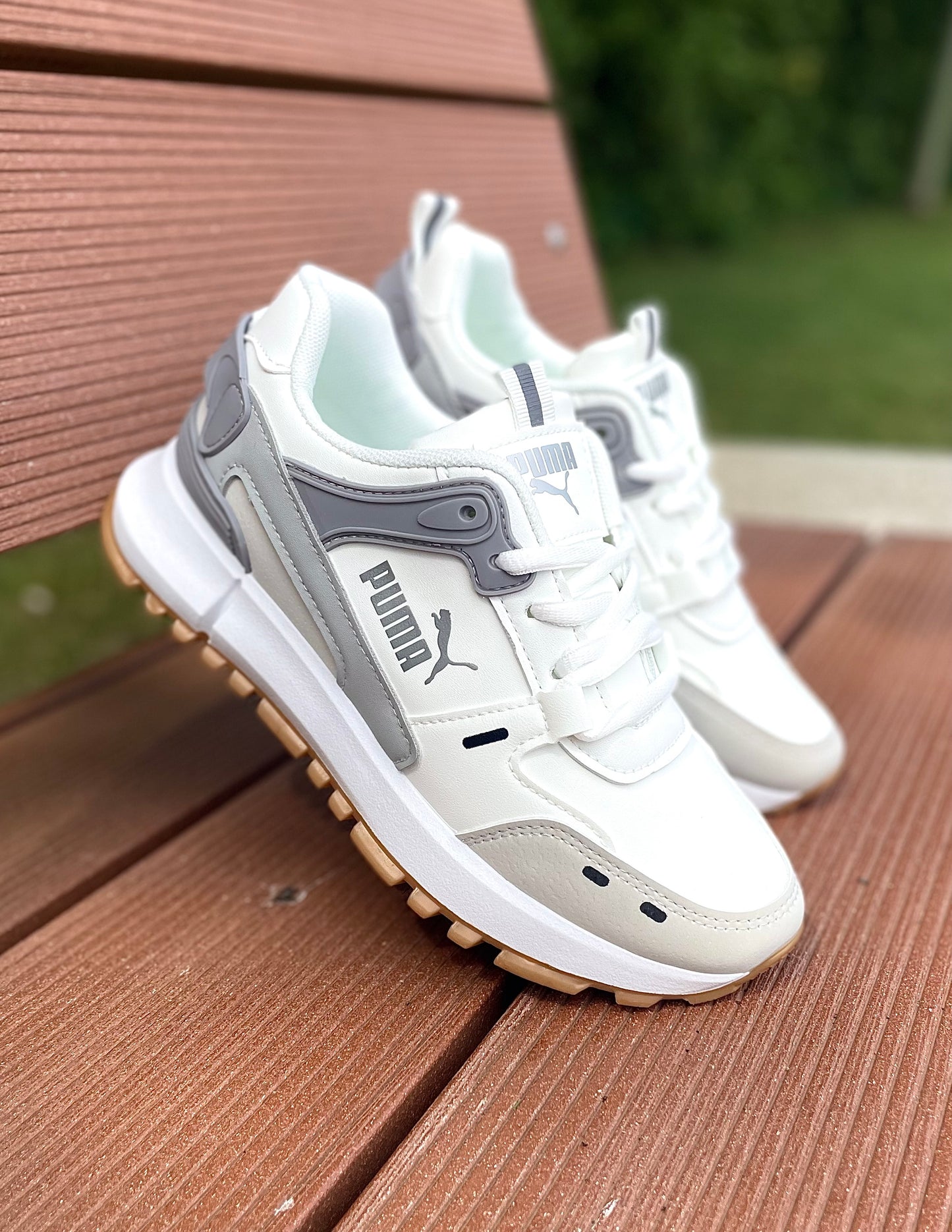0.Încaltaminte Sport Unisex Alb-Gri/COD 77