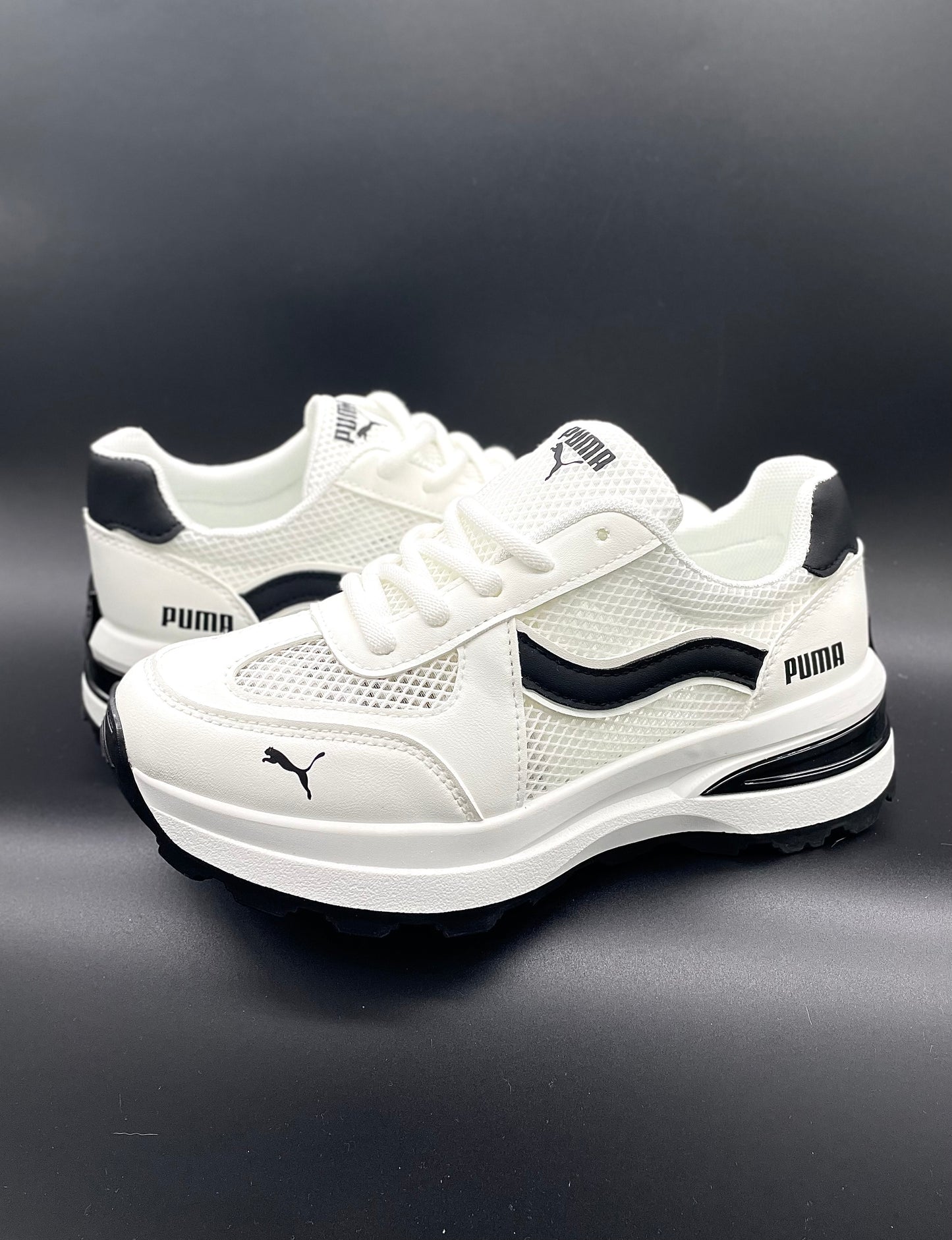2.Încaltaminte Sport Unisex Alb Negru /Cod 16