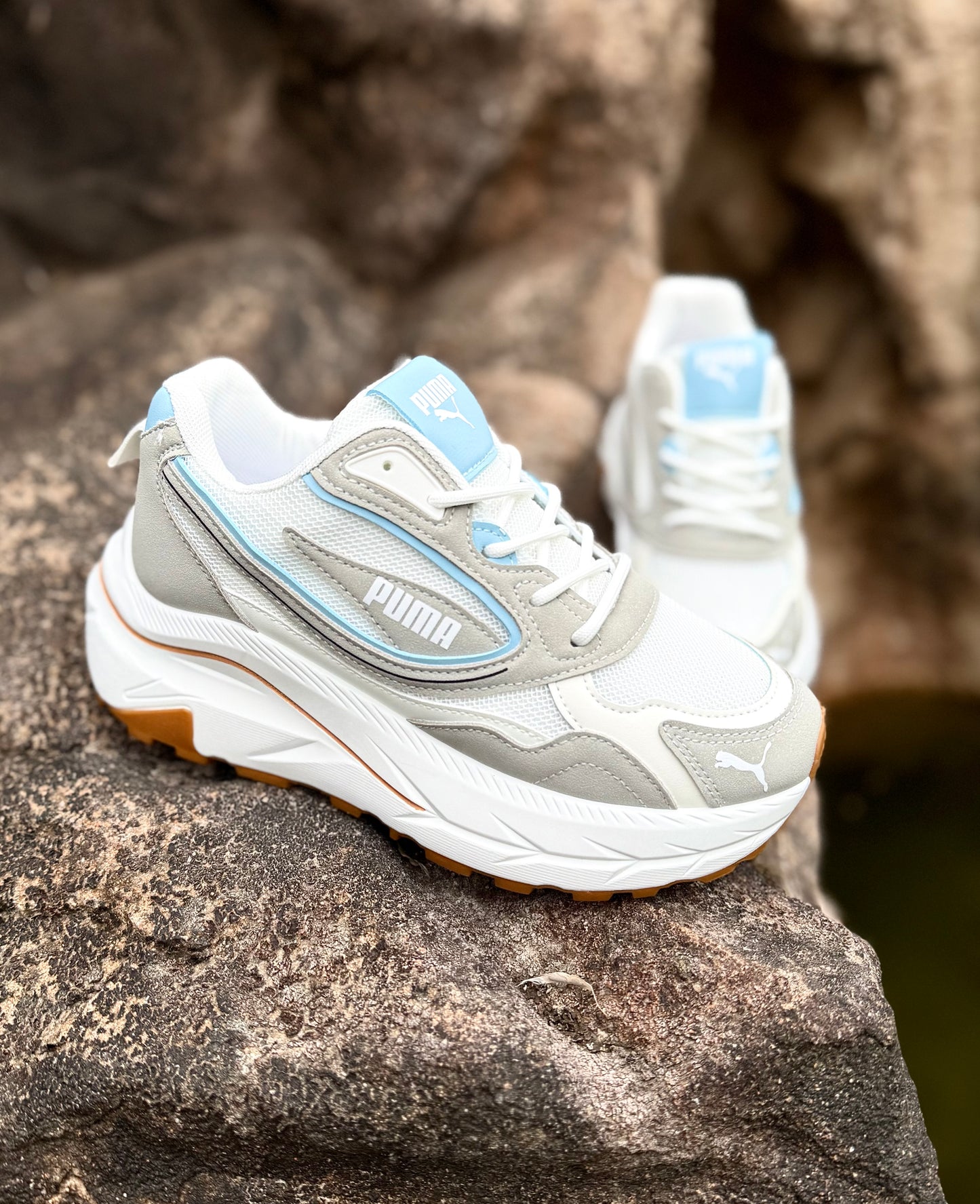 0.Încaltaminte Sport Unisex Alb-Bleu/COD 151
